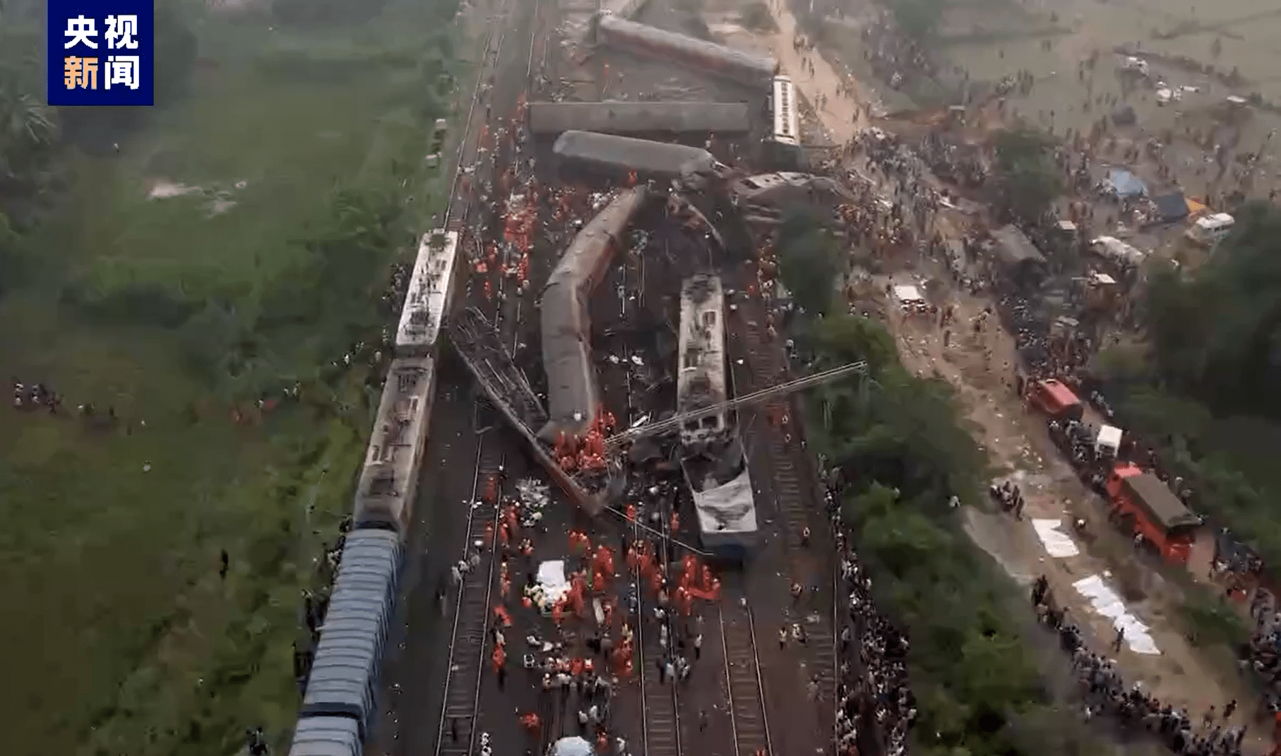 印度奥迪沙邦列车相撞事故已致超300人死亡