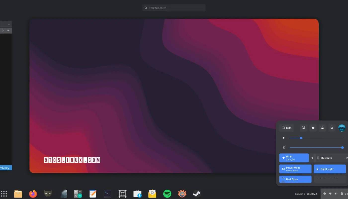 GNOME Shell 44.2发布 改进了内置录屏功能