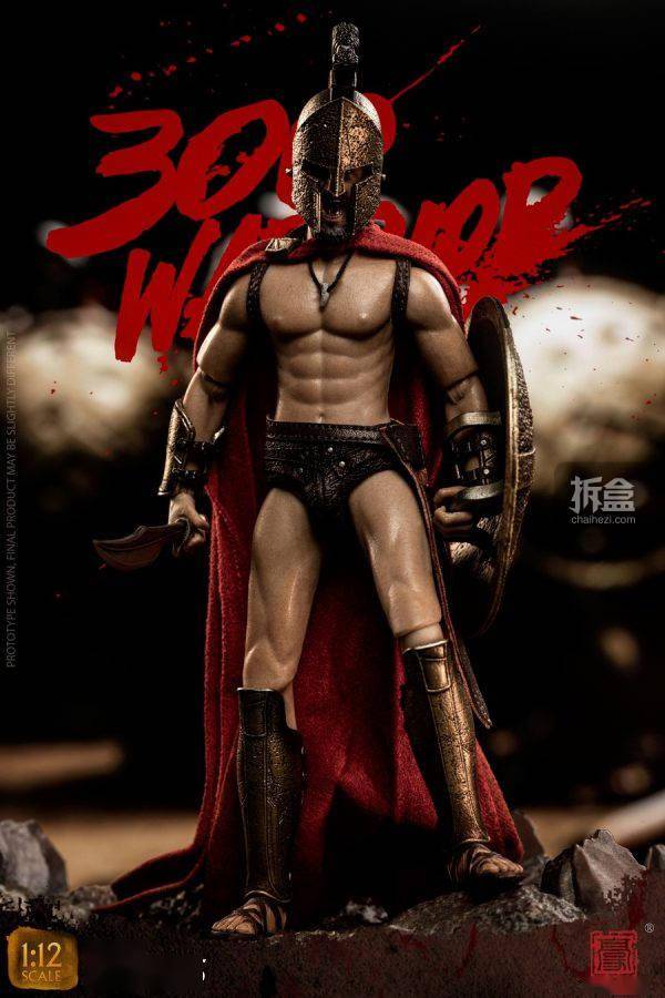 hhmodel 斯巴达勇士 斯巴达300同人1/12电影可动人偶_官方_配置