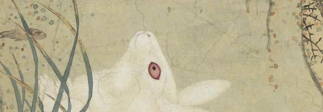 宋代《花阴玉兔图卷》刘永年绘_免责_生活_最好的