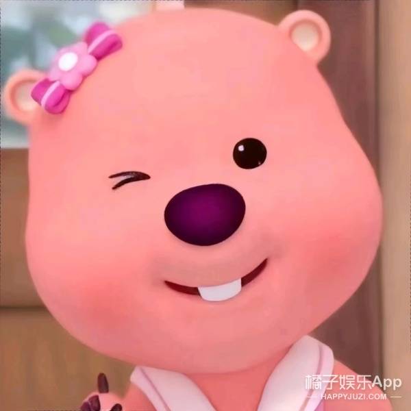 我们loopy是一只有着胖乎乎的小圆脸,可可爱爱的呆毛和标志性大白牙的