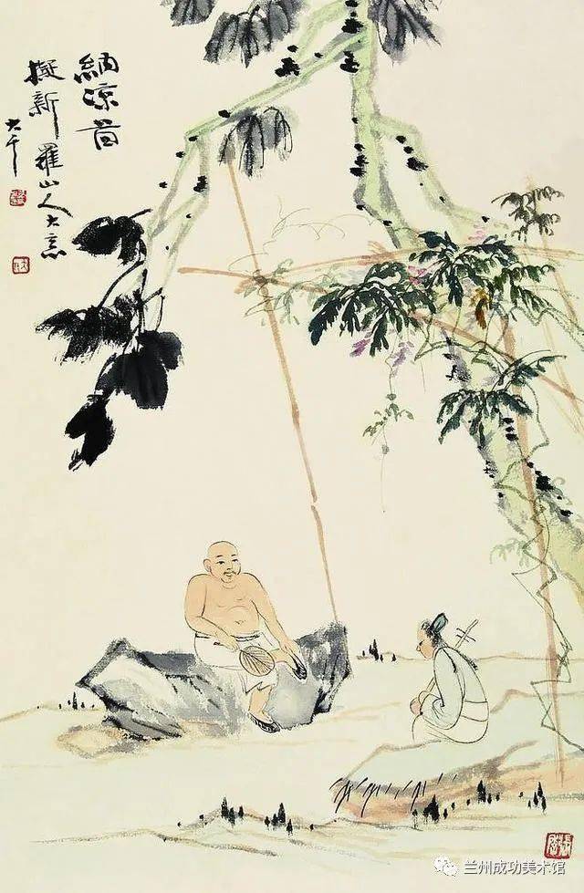 古代的老百姓主要靠扇子纳凉,扇子多是用竹编的,古人称之为"摇风",又
