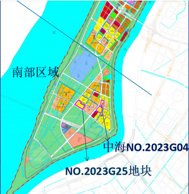 江心洲规划图图片