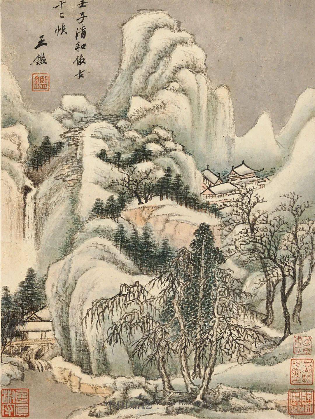 吴湖帆旧藏《画中九友集册》,1.9113亿港元成交!