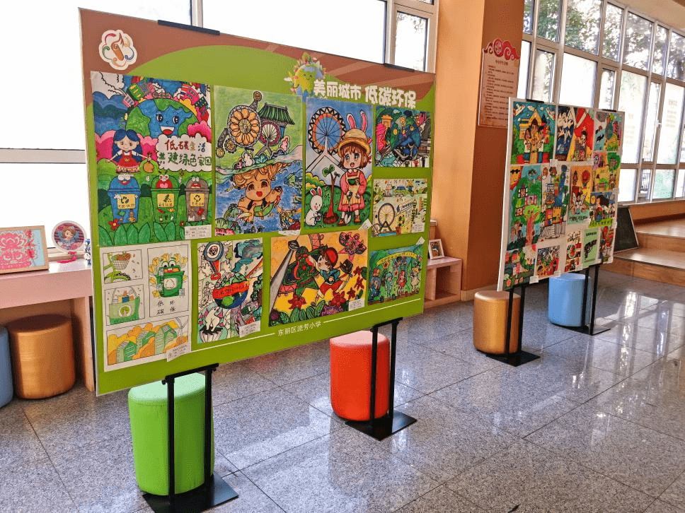 流芳小学 :美育润心灵 画语绘津城展_文化_天津_作品
