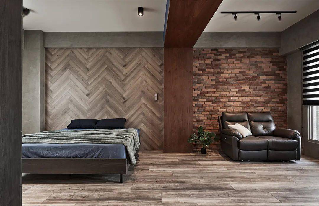 屋主非常倾心工业的风格,重温她旅居美国chill 时光!