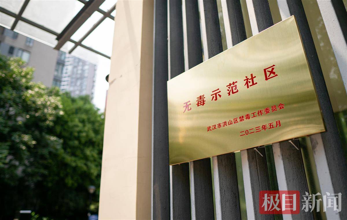 武汉洪山玫瑰湾社区获评“无毒示范社区”称号