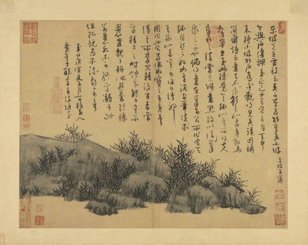 学画者误解,故又作一开:文与可的墨竹称北宋第一,苏东坡亦得其亲授,悟