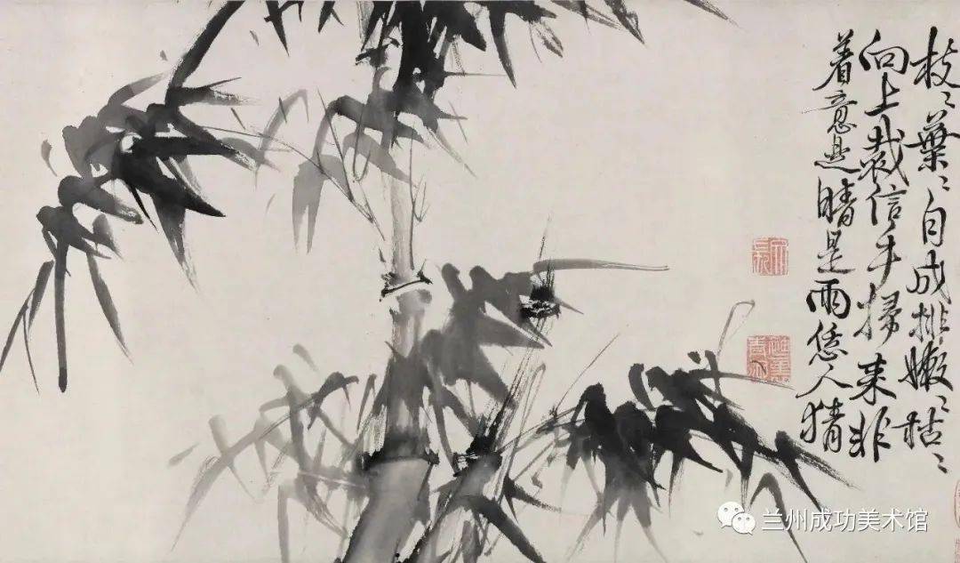诗画阅微】徐渭画竹，以草书笔法作画，行笔豪迈而不肆野_宣传_竹子_平台 