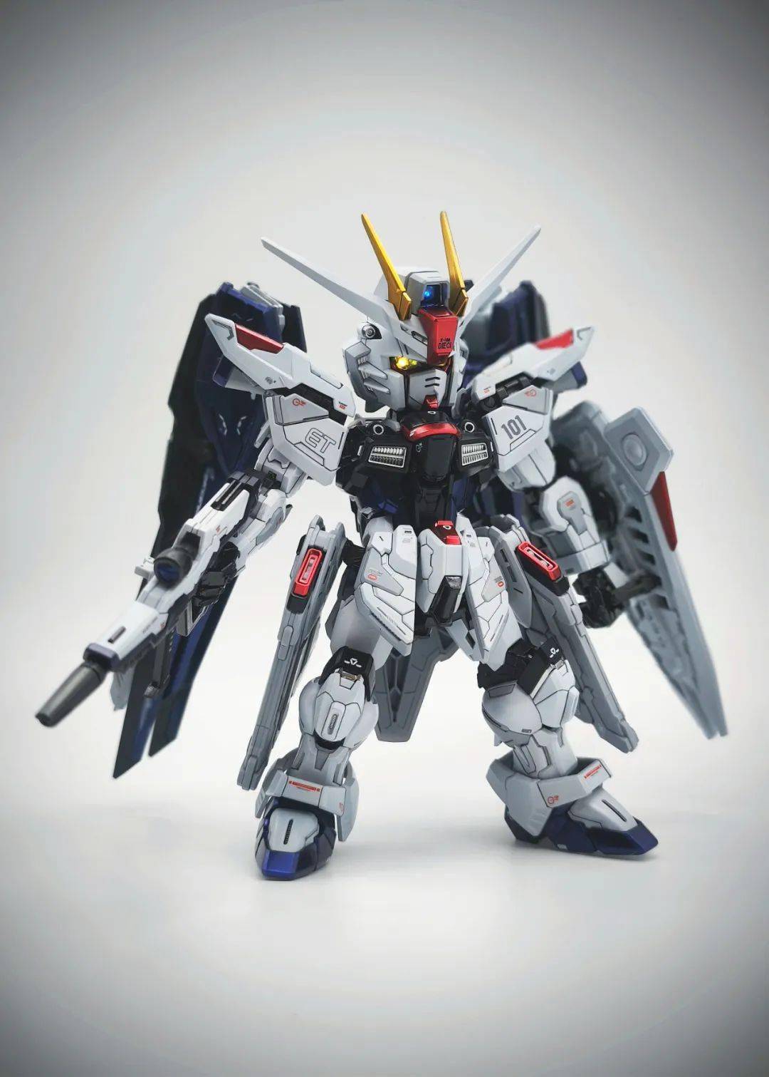 甜品级模型,mgsd自由高达涂装制作_公众_感觉_系列