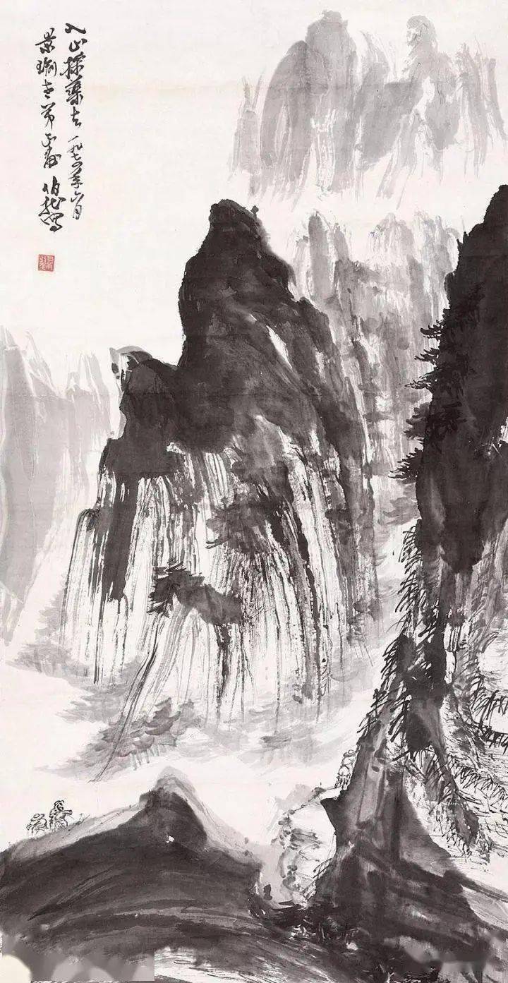 黑伯龙山水写意,飓尺千里_图文_侵权_先生