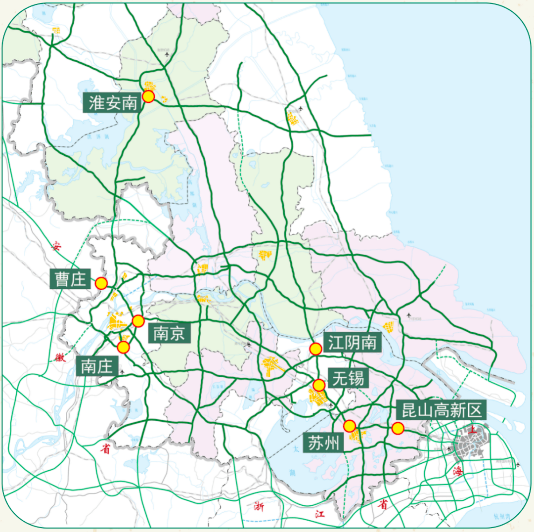 高速公路部分路段,樞紐,服務區以及收費站等在高峰時段將出現短時交通