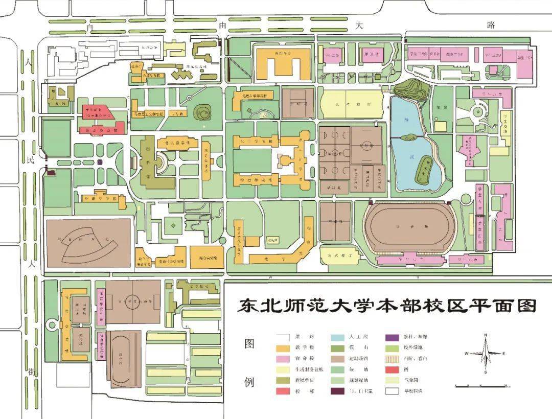 齐齐哈尔大学平面图图片