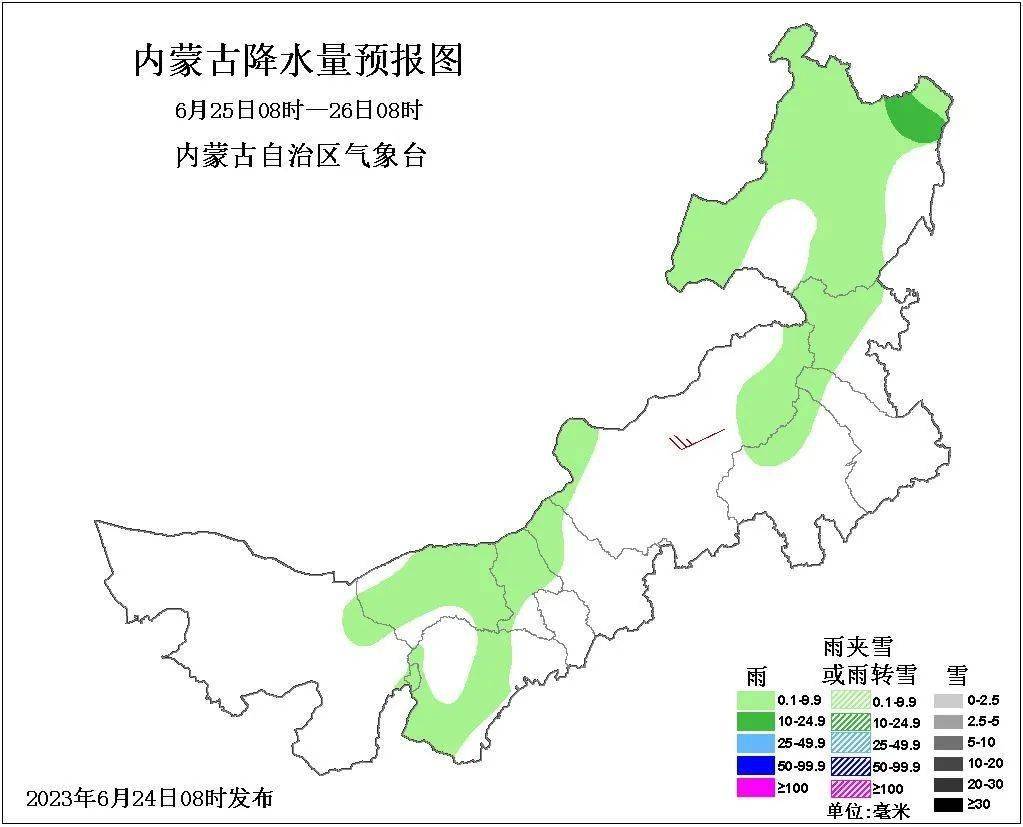 24小时内赤峰市中部和东部部分地区,通辽市中部和西南部部分地区