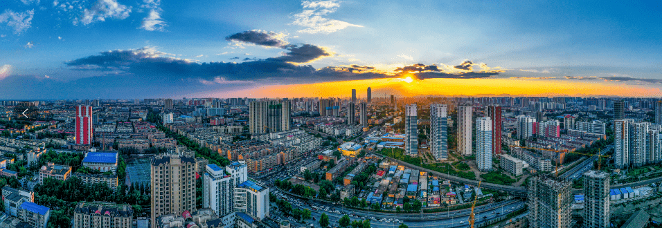 保定市鸟瞰图图片