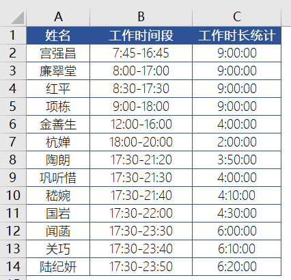 Excel教程：工作时长统计计算，使用IMREAL和IMAGINARY函数_公式_数字_微信