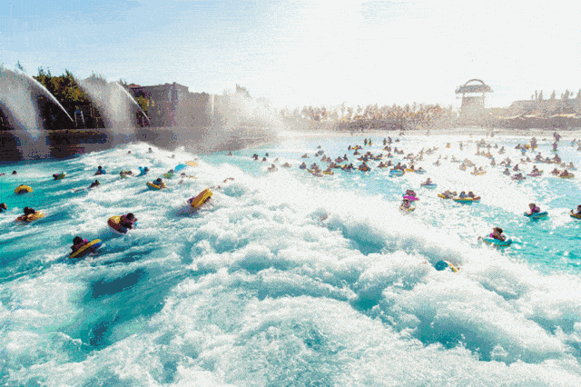 紫金湾欢乐王国01去紫金湾欢乐王国,在夏天拥抱冰雪;去云梦方舟水上