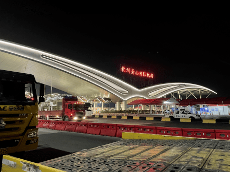 昌北机场夜景图片