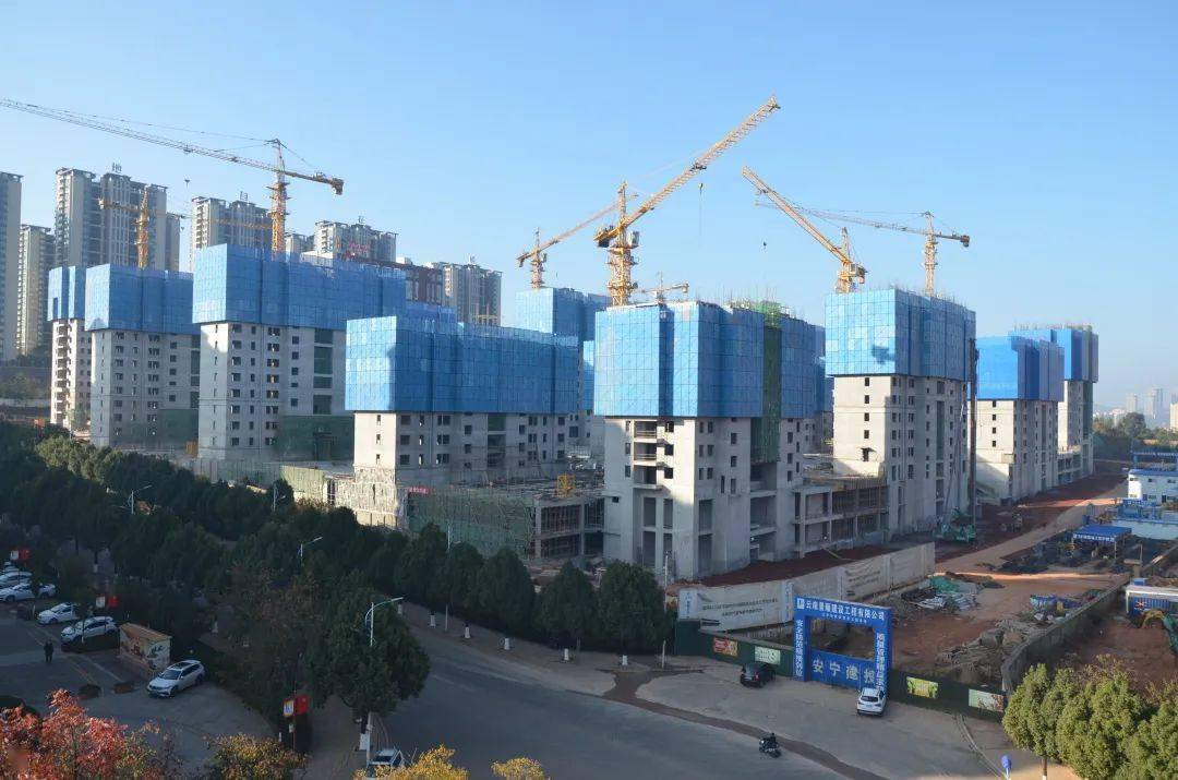太平新城安置房工程项目是安宁市政府2021年"十件民生实事",2023年6月