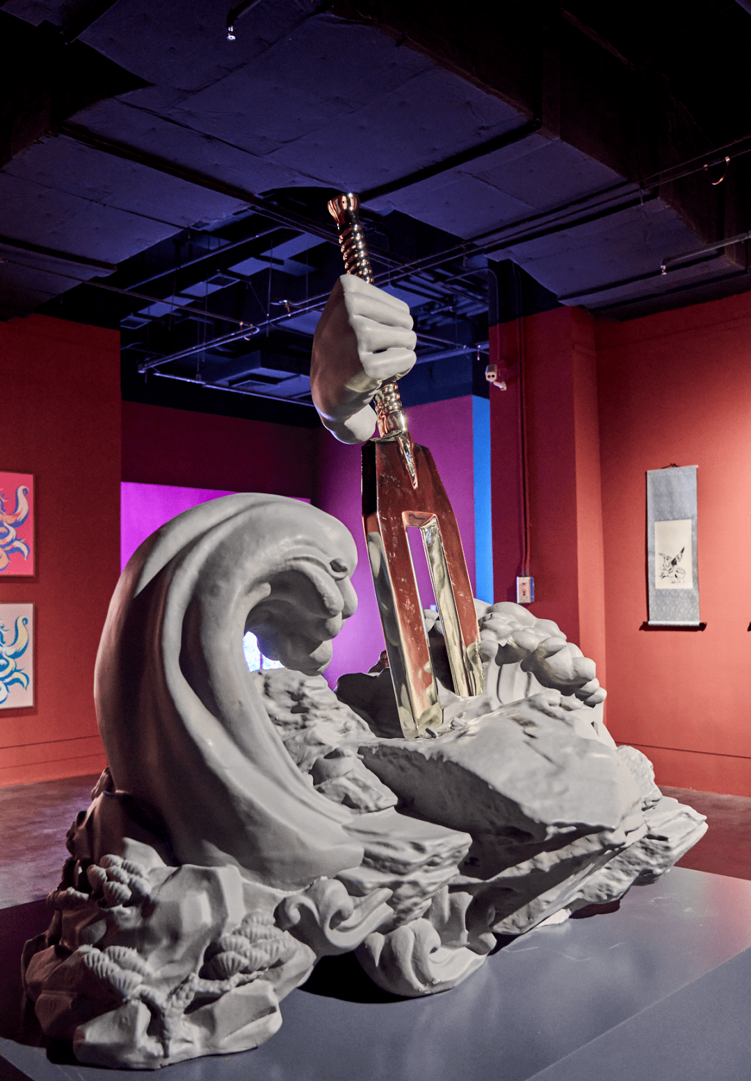 《山海经》主题展来闵行了丨嘎讪胡_神兽_艺术_世界