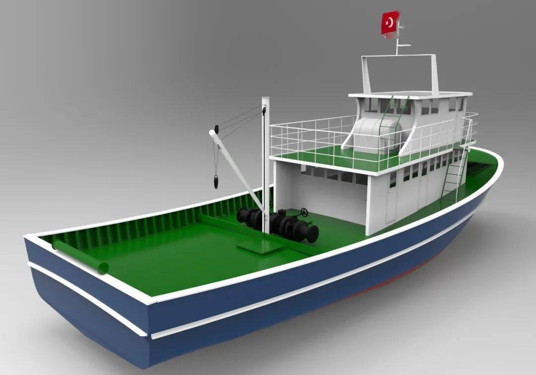 船舶cad模型免费领 | 整船,结构,发动机,螺旋桨,集装箱,船用结构.