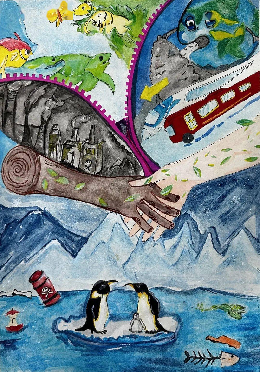 柳州市"我与生物多样性"主题创作大赛获奖作品展出(绘画类)_保护_拍摄