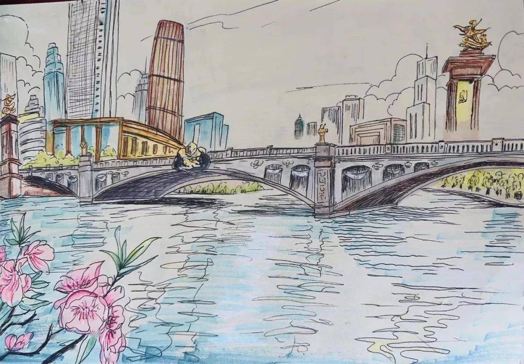 艺菡《大爱天津》丽泽小学袁璐《海上明珠》流芳小学刘昊《哏都天津》