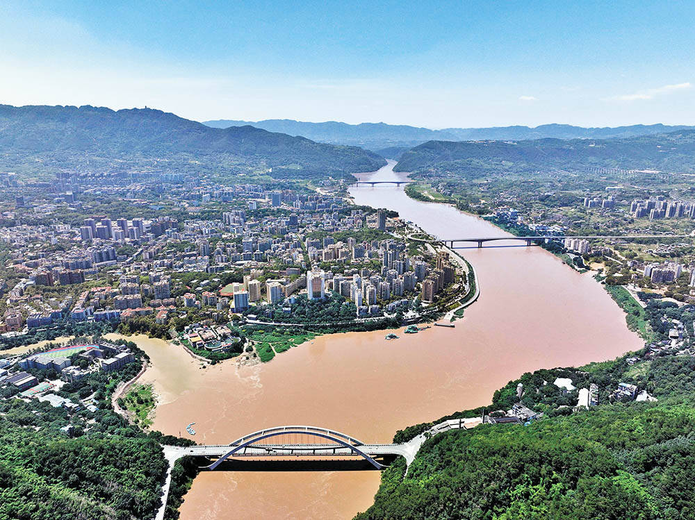 洪峰过境_北碚区_摄影_秦廷富