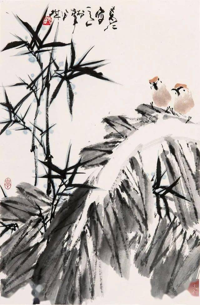 真作】【WISH】荒木十畝「飛雀」日本画 掛軸 共箱 鳥 〇花鳥画重鎮