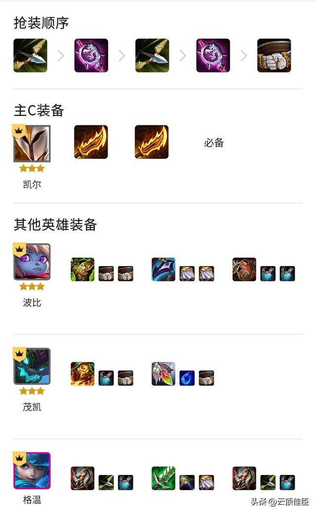 一分钟学会云顶之弈s9赛季阵容《裁决天使》金铲铲之战通用_凯尔_波比