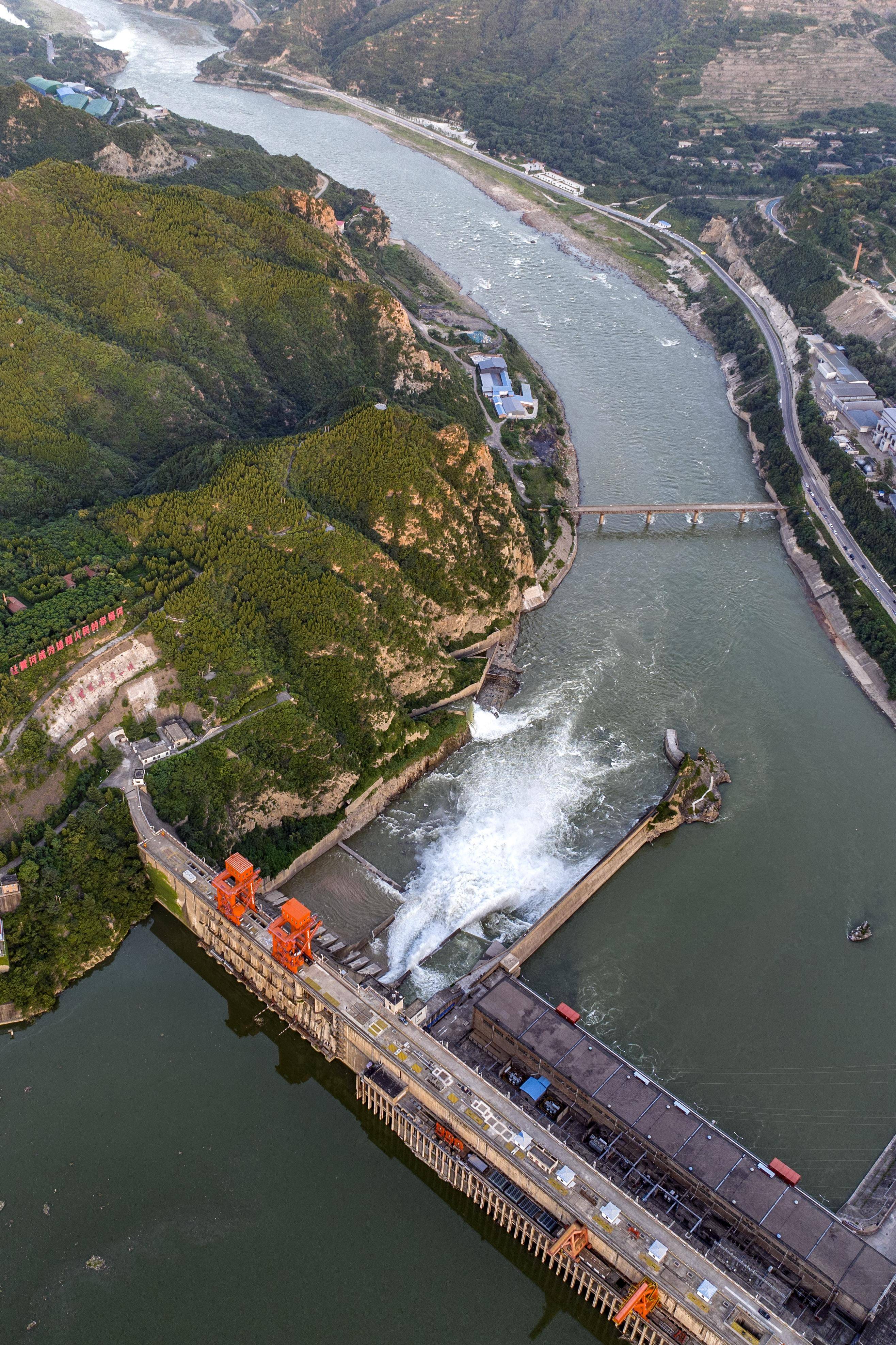 三门峡大坝风景区图片