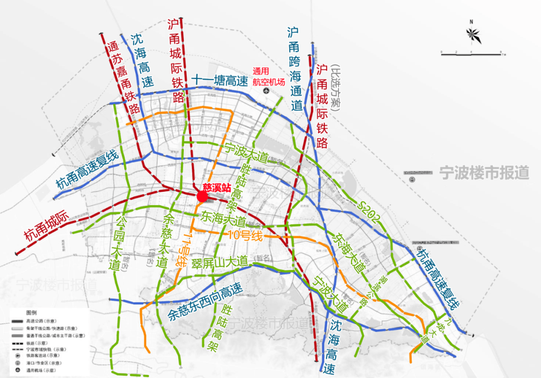 宁波至余慈市域(郊)铁路滨海新城站,将启动勘察设计