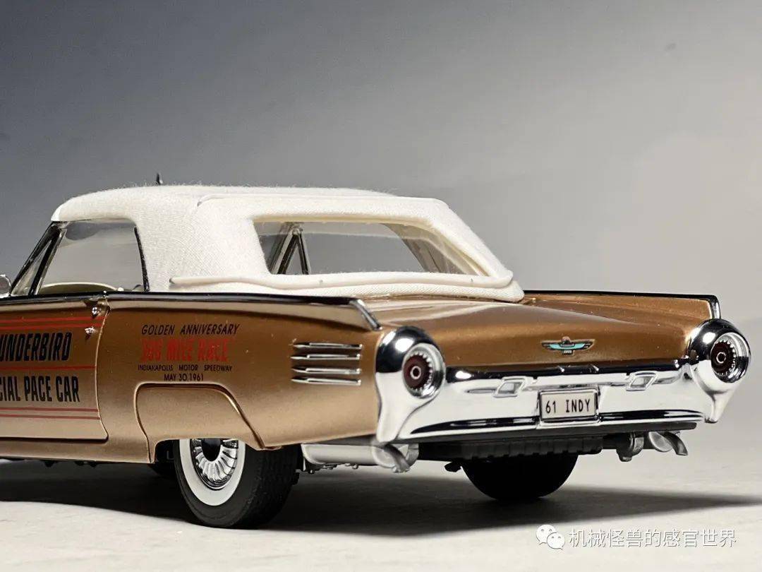 danbury mint | 黄金年代,1961 福特雷鸟 indy 500 安全车_车型_赛车