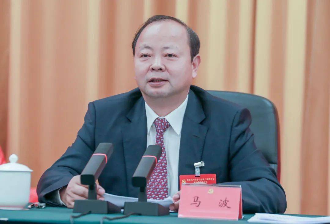 记者 龚启文 摄全会由市委常委会主持 市委书记马波讲话