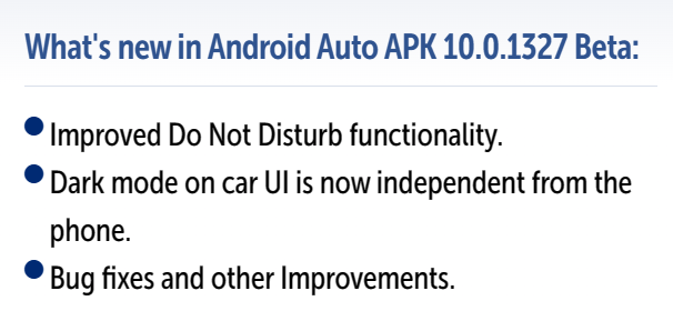 谷歌发布Android Auto 10首个Beta版本“夜间模式”现在独立于手机其他软件