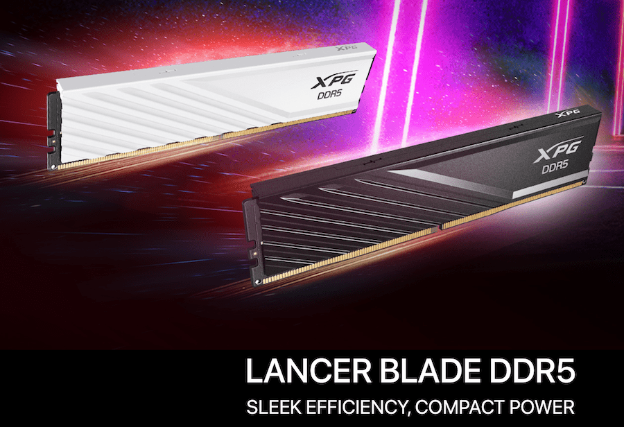 威刚发布XPG LANCER BLADE系列DDR5内存 可兼容更多的 CPU 散热器型号