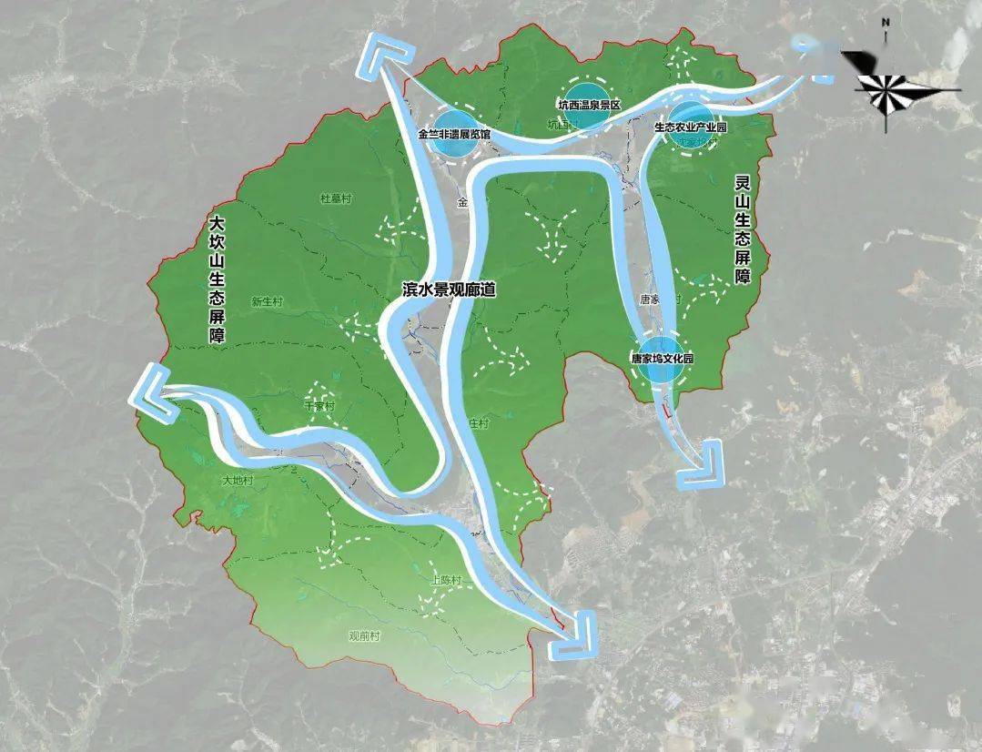杭州富阳区鹿山,银湖外围单元控规公示,规划面积96.43平方公里