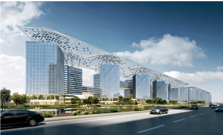 【uas】行云流水,雨润大地——建筑符号学在上海松江 g60 科创云廊