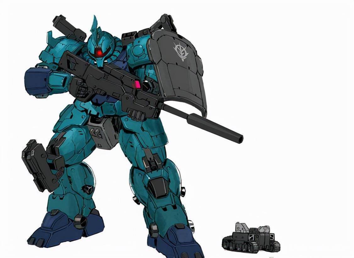 机动战士高达独眼机体插画合集_机设_风格_强人