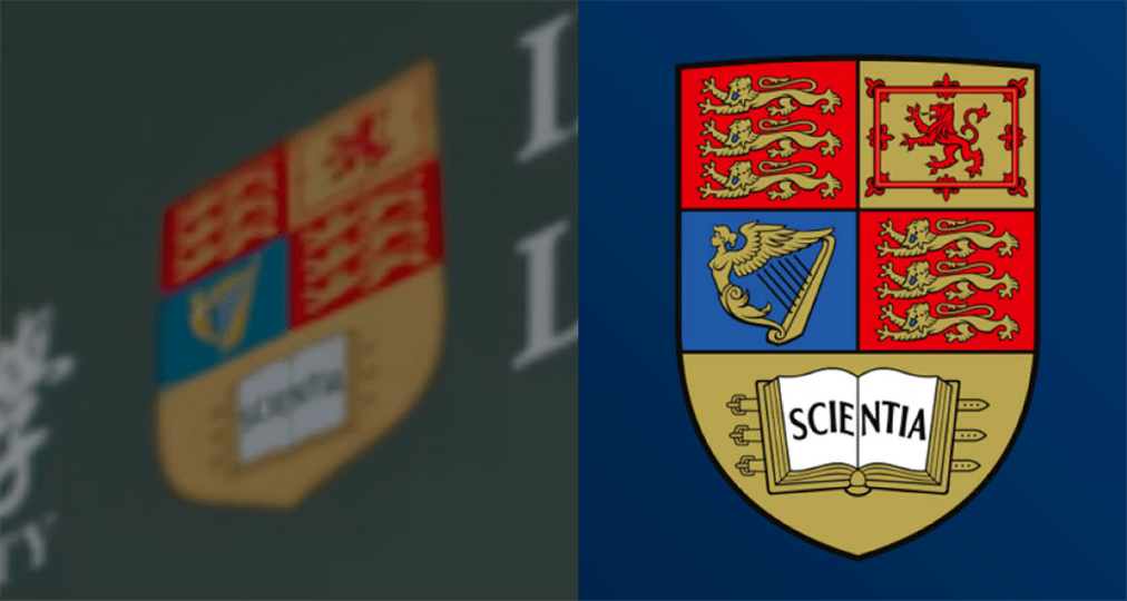 电视剧中出现的校徽隐约可见,的确是ic的校徽模样.