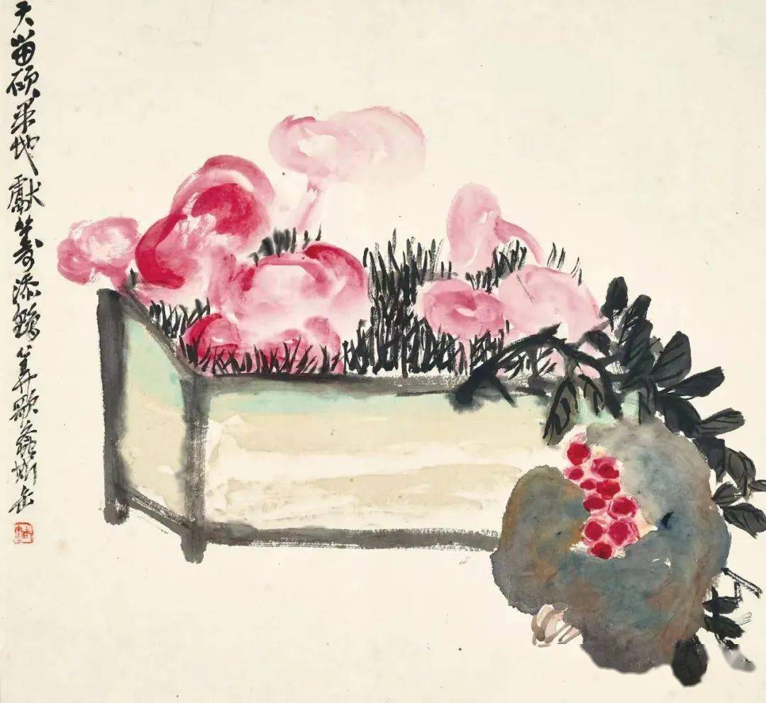 吴昌硕 十二帧小画,荷花绝了_国艺_艺术_国家