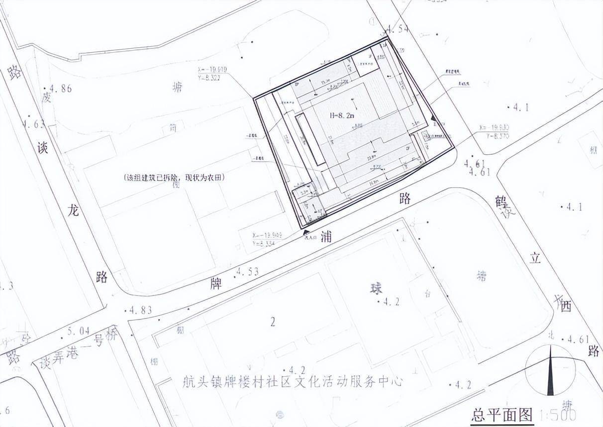 航头镇牌楼村规划图片