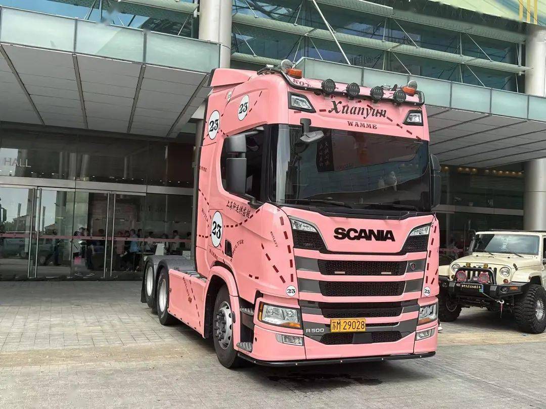 【卡车】gt show里的粉猪scania_搜狐汽车_搜狐网
