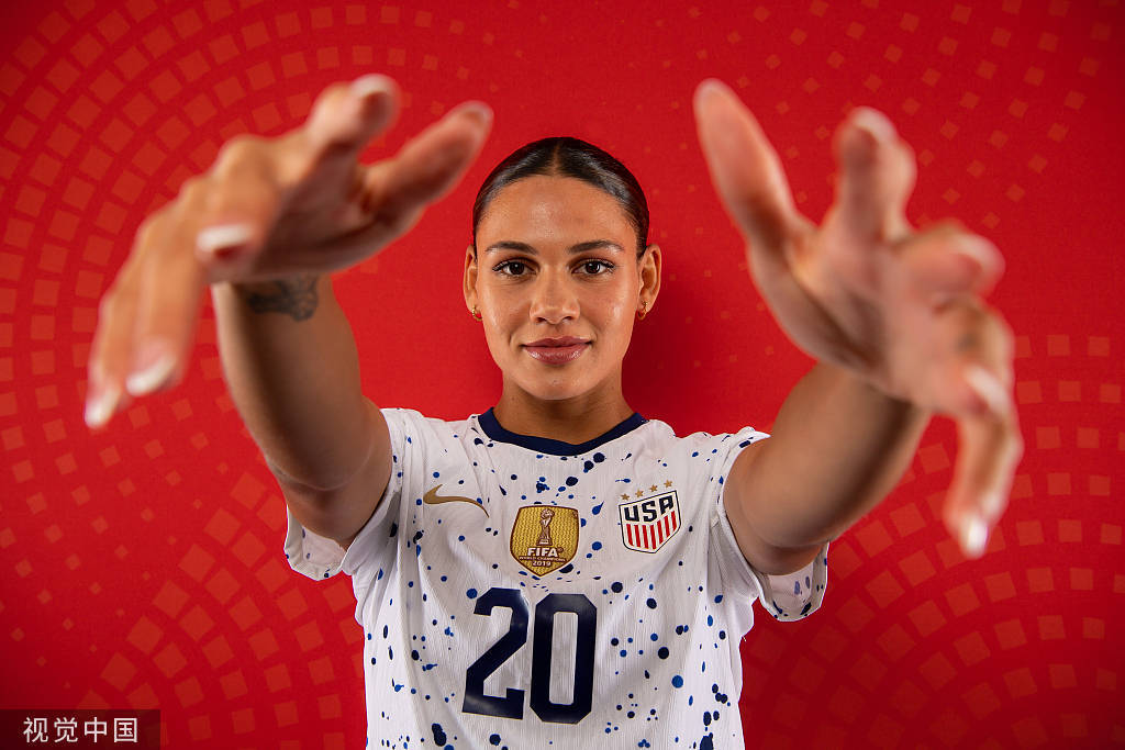 罗德曼女儿亮相女足世界杯!