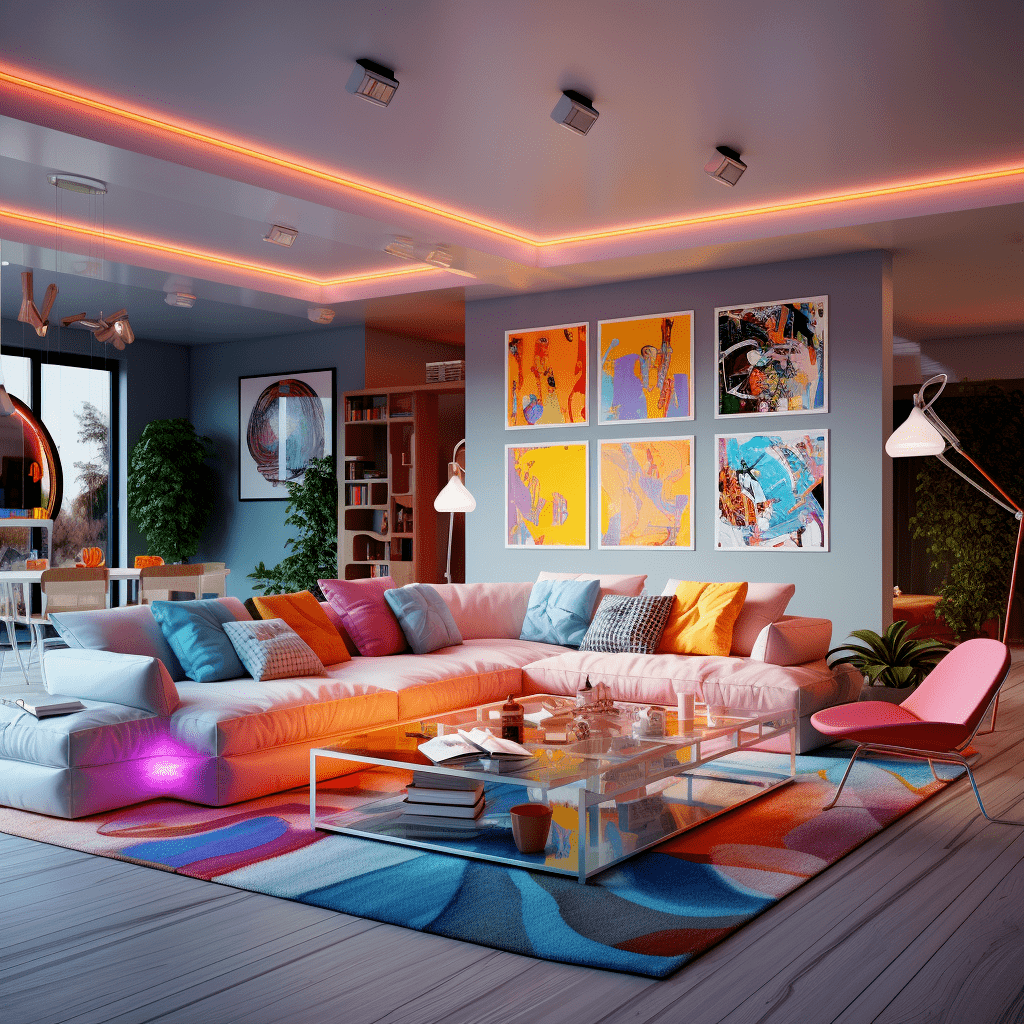 今年爆火的多巴胺风格相当炸裂!速度get_装修_空间_明亮