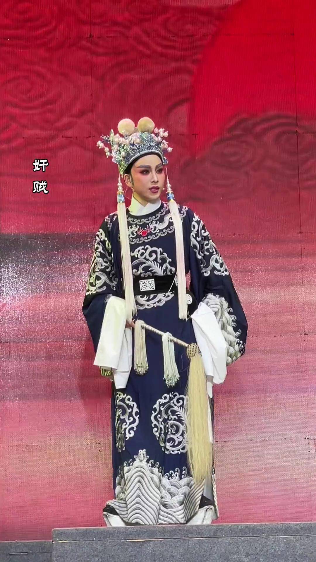 台州椒江越艺越剧团 熊莲芬演出现场 《新狸猫换太子》戏曲 贼子你