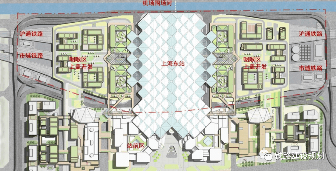 58亿、即将全面开工！东方枢纽上海东站建设迎来新进展_综合_浦东国际机场_土建工程