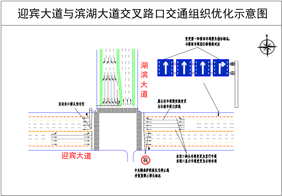 长治湿地公园丁字路口通行方式有变!