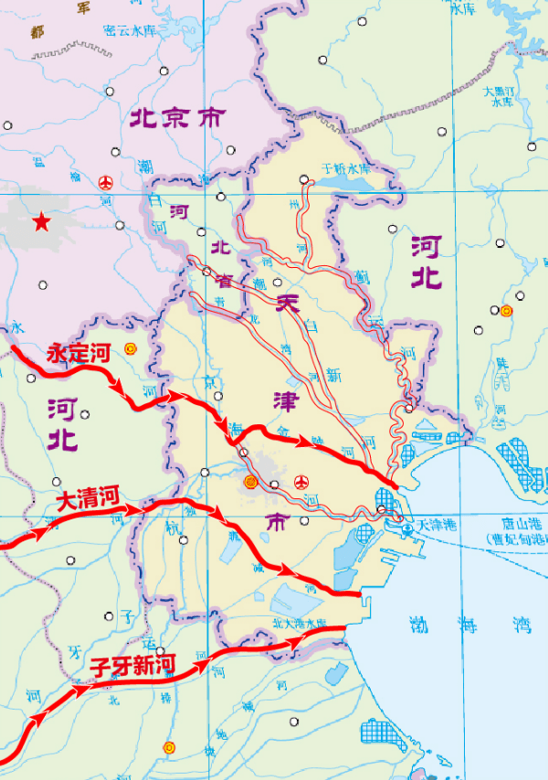 最后一关:约25亿立方米洪水能否顺利经天津入海?_海河_永定河_流域