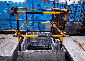 工地采用铝模施工?《安全防护做法》请查收!_模板_钢筋_要点